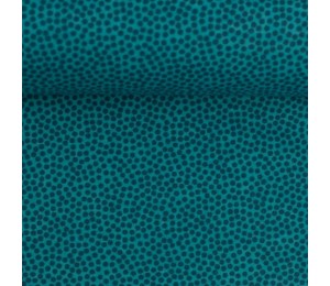 Baumwolle - Dotty petrol